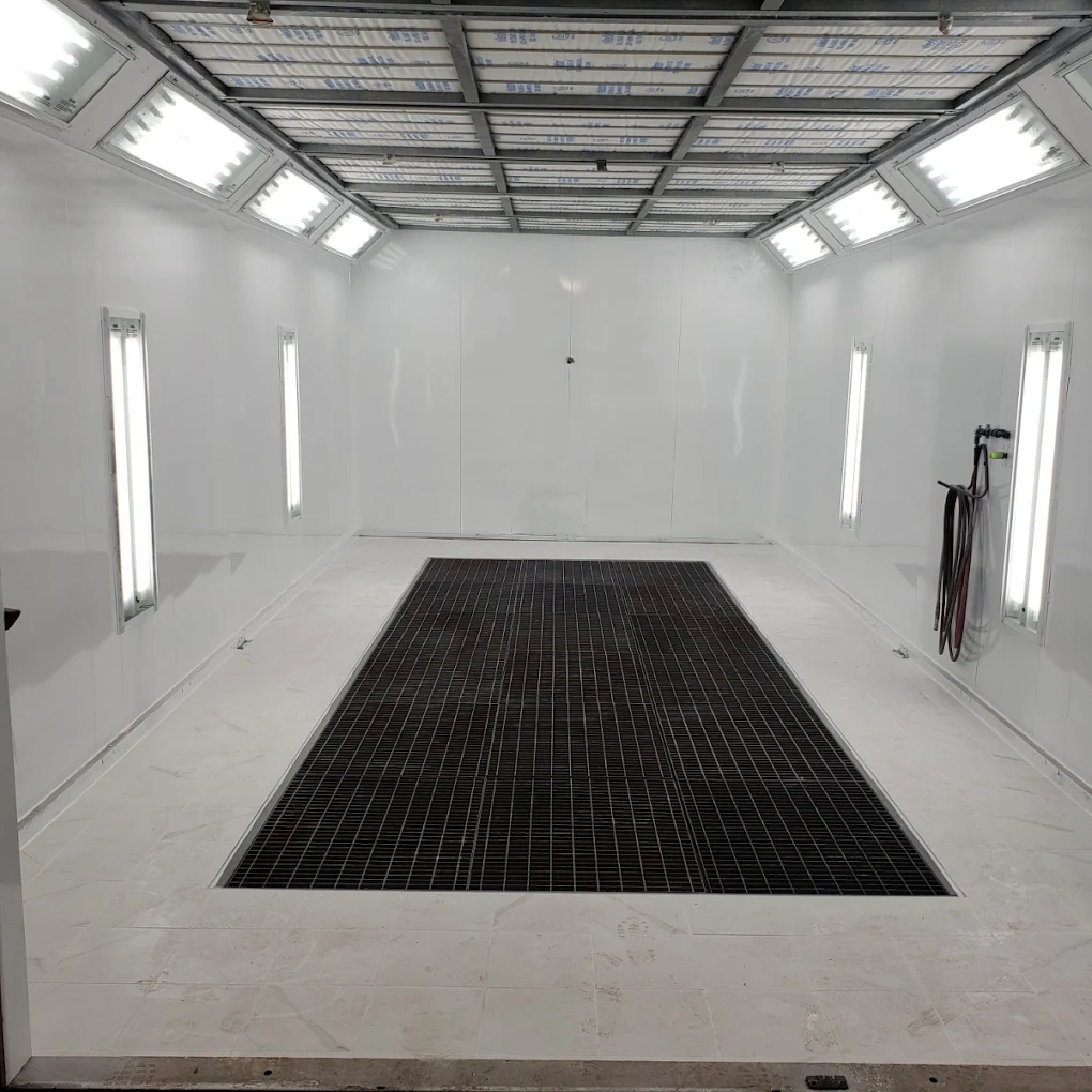 USI Italia downdraft bake paint booth at Complete Auto Body