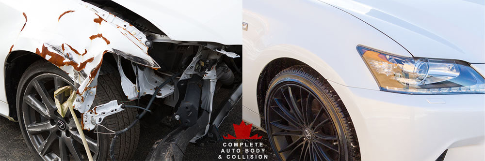 Lexus GS 350 F Sport Front Collision Rebuild